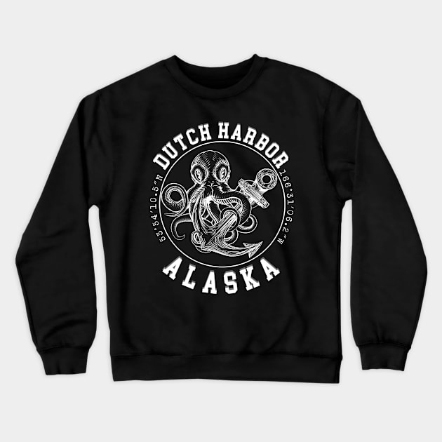 Dutch Harbor Alaska Crewneck Sweatshirt by Energized Designs